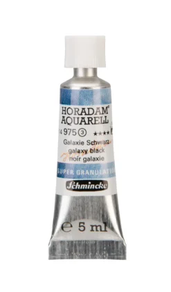 Farba akwarelowa Horadam Aquarell - Schmincke - 975, Galaxy Black, 5 ml