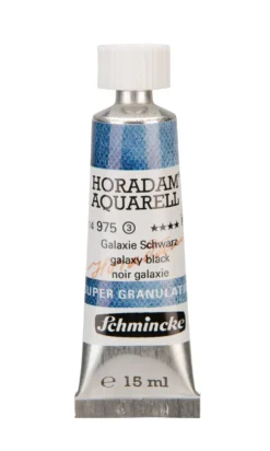 Farba akwarelowa Horadam Aquarell - Schmincke - 975, Galaxy Black, 15 ml