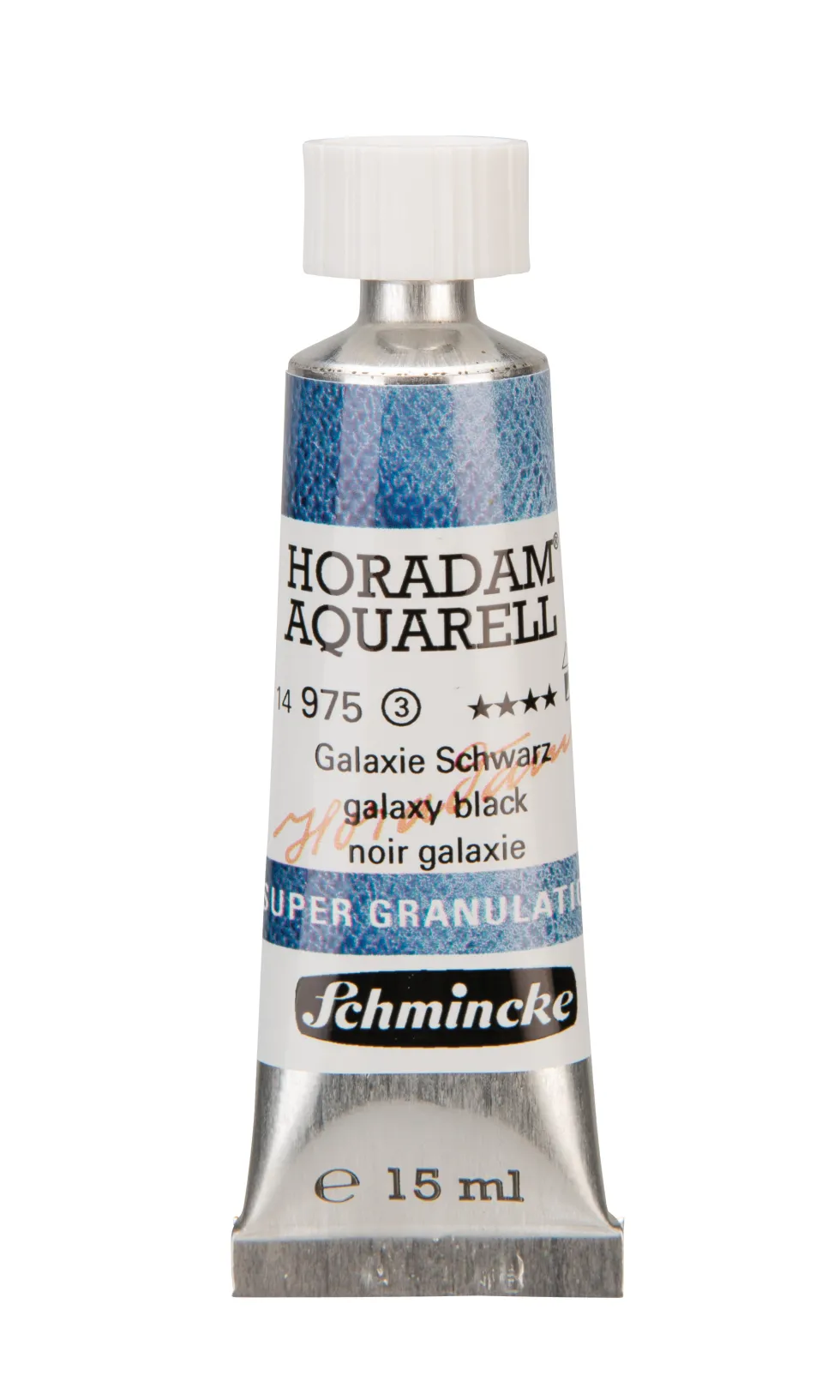 Farba akwarelowa Horadam Aquarell - Schmincke - 975, Galaxy Black, 15 ml