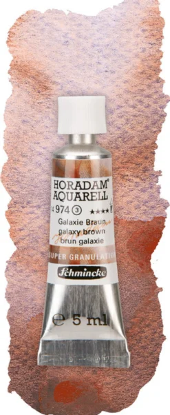 Farba akwarelowa Horadam Aquarell - Schmincke - 974, Galaxy Brown, 5 ml
