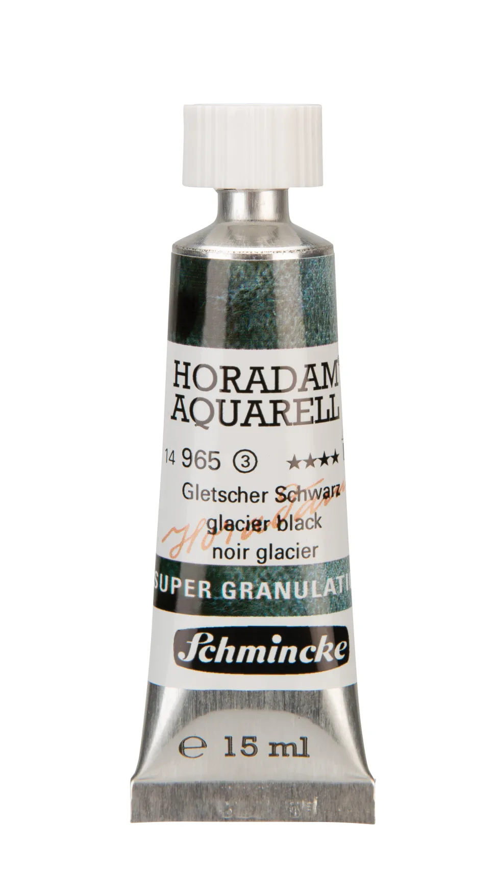 Farba akwarelowa Horadam Aquarell - Schmincke - 965, Glacier Black, 15 ml