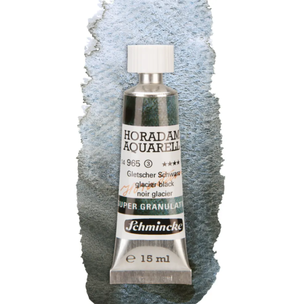 Farba akwarelowa Horadam Aquarell - Schmincke - 965, Glacier Black, 15 ml