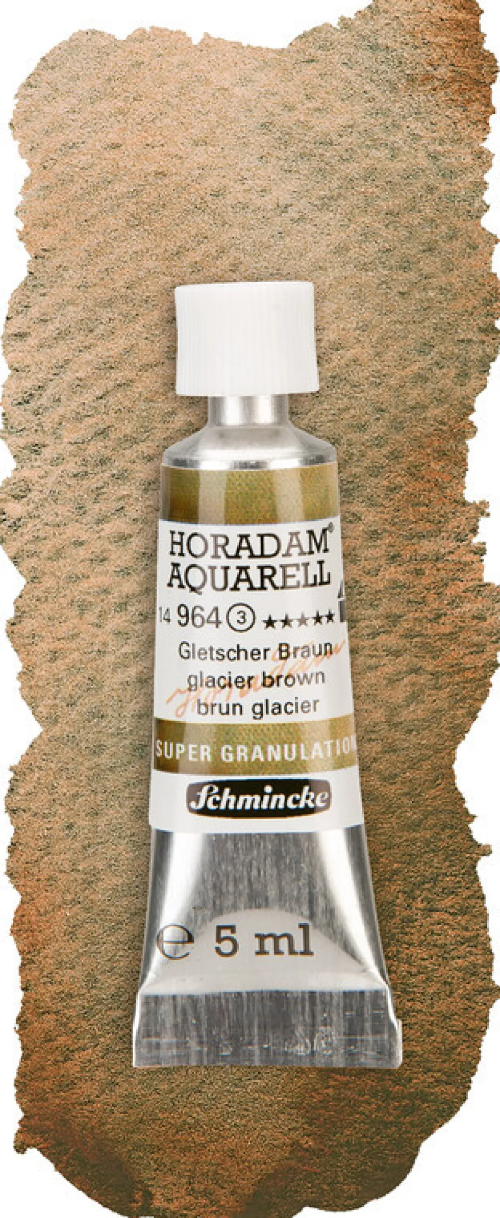 Farba akwarelowa Horadam Aquarell - Schmincke - 964, Glacier Brown, 5 ml