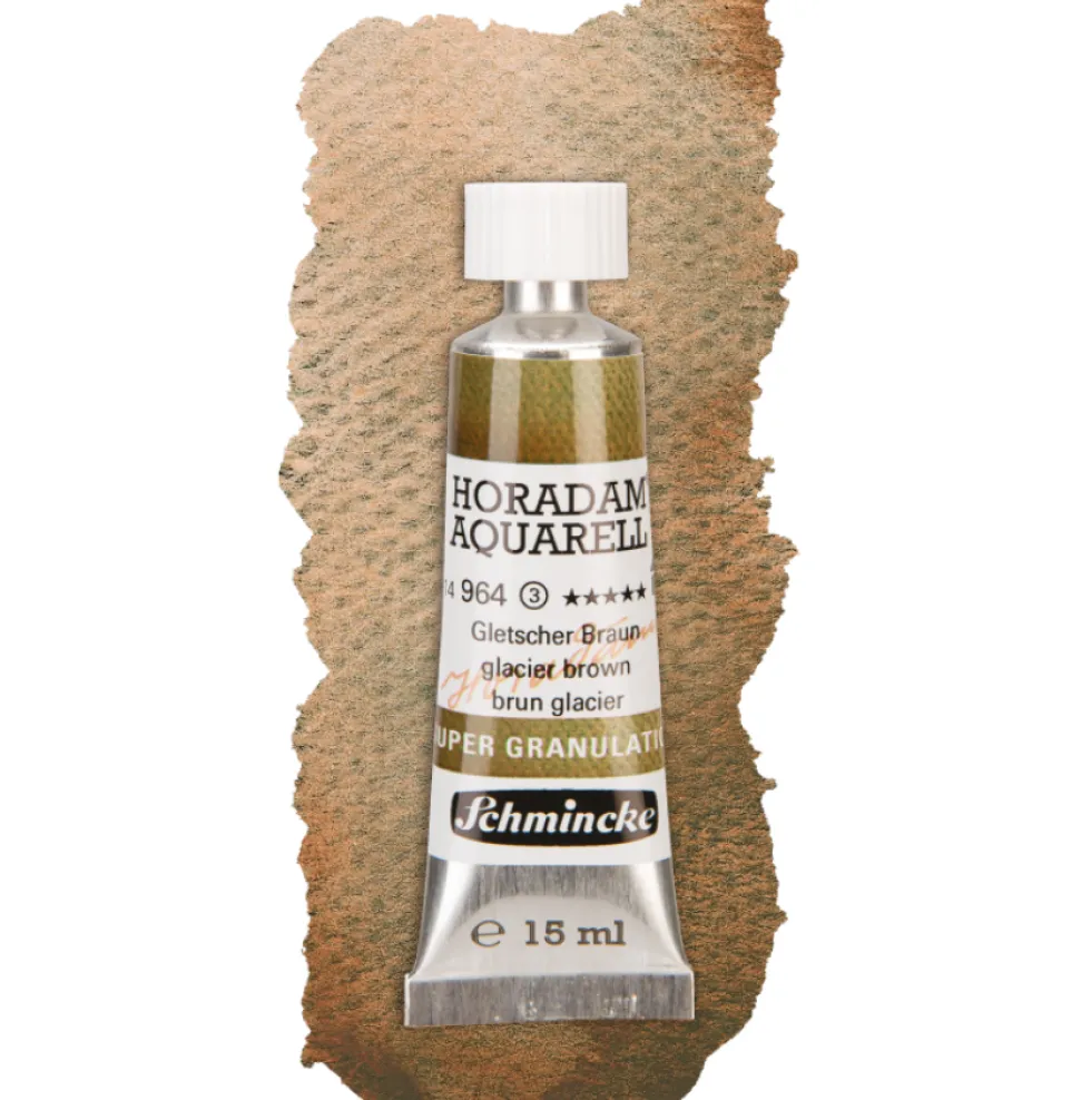 Farba akwarelowa Horadam Aquarell - Schmincke - 964, Glacier Brown, 15 ml