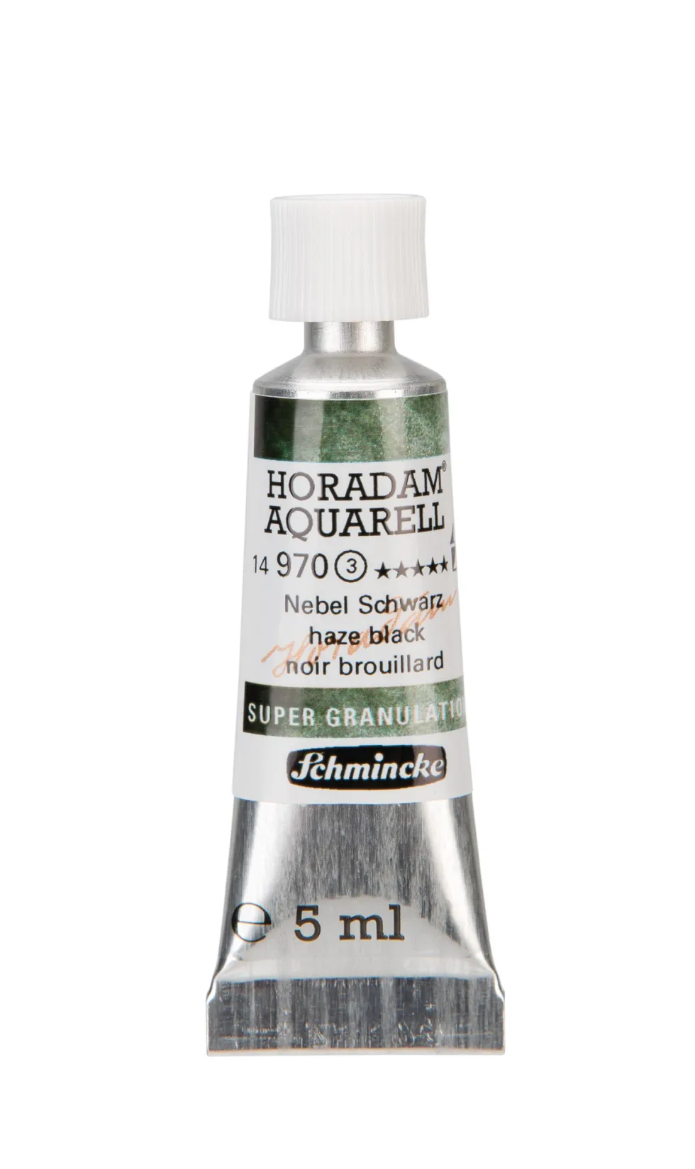 Farba akwarelowa Horadam Aquarell - Schmincke - 970, Haze Black, 5 ml
