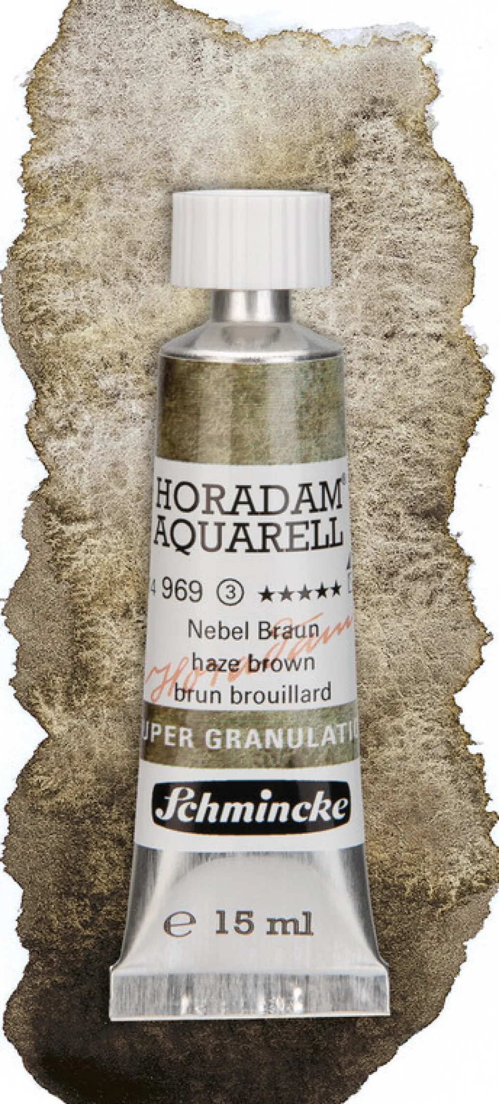 Farba akwarelowa Horadam Aquarell - Schmincke - 969, Haze Brown, 15 ml