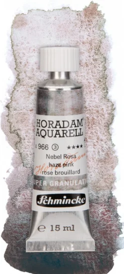 Farba akwarelowa Horadam Aquarell - Schmincke - 966, Haze Pink, 15 ml