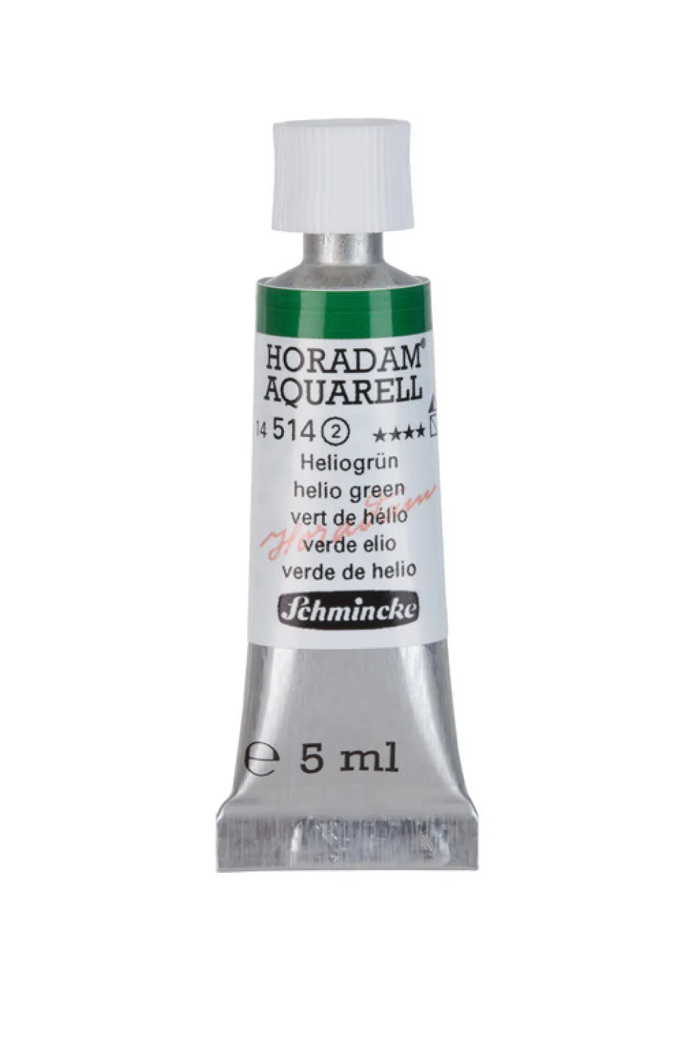 Farba akwarelowa Horadam Aquarell - Schmincke - 514, Helio Green, 5 ml