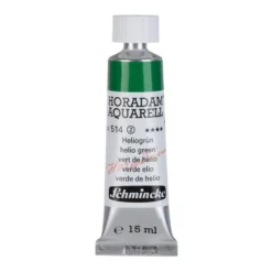 Farba akwarelowa Horadam Aquarell - Schmincke - 514, Helio Green, 15 ml