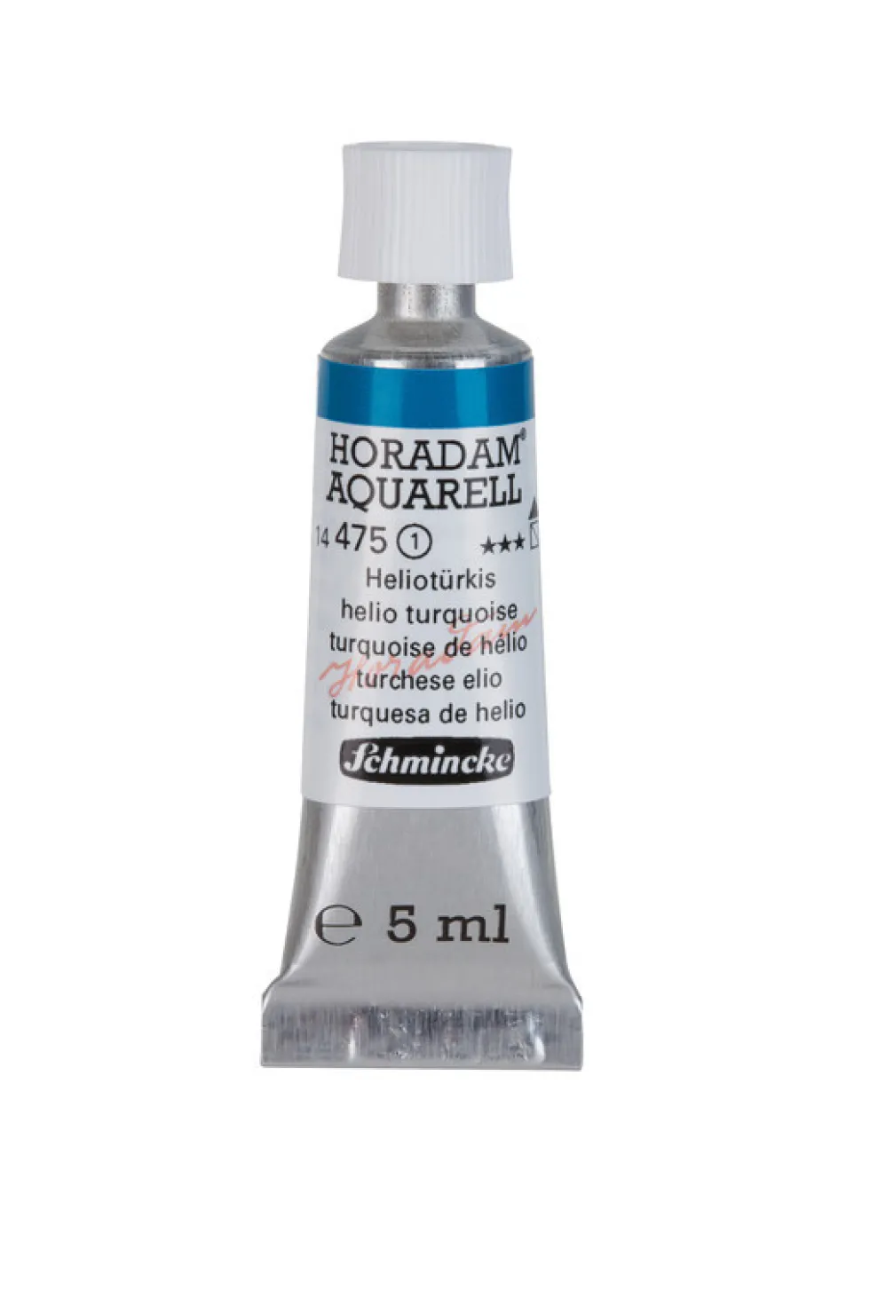 Farba akwarelowa Horadam Aquarell - Schmincke - 475, Helio Turquoise, 5 ml