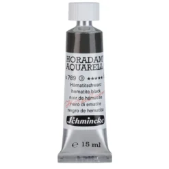 Farba akwarelowa Horadam Aquarell - Schmincke - 789, Hematite Black, 15 ml