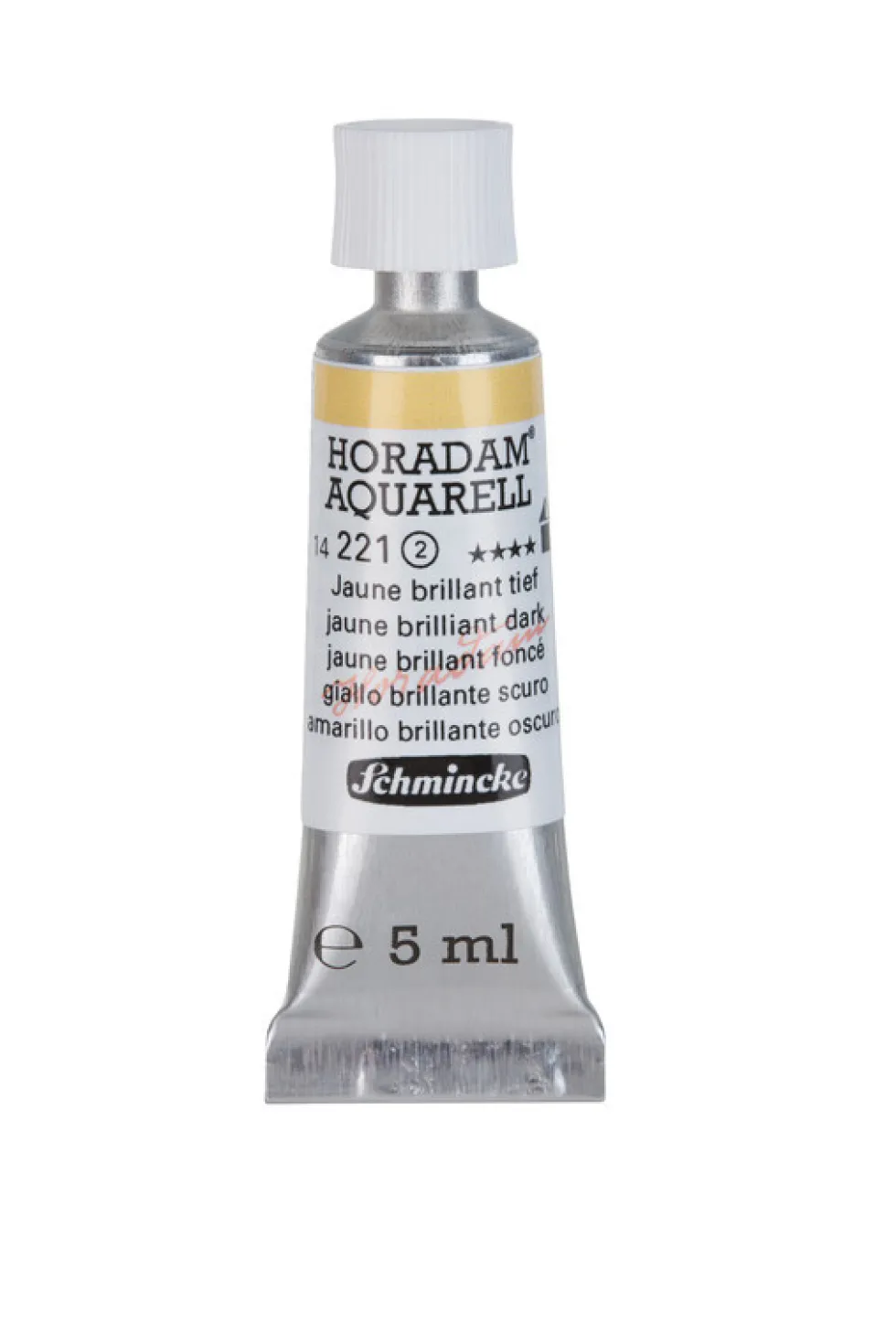 Farba akwarelowa Horadam Aquarell - Schmincke - 221, Jaune Brilliant Dark, 5 ml