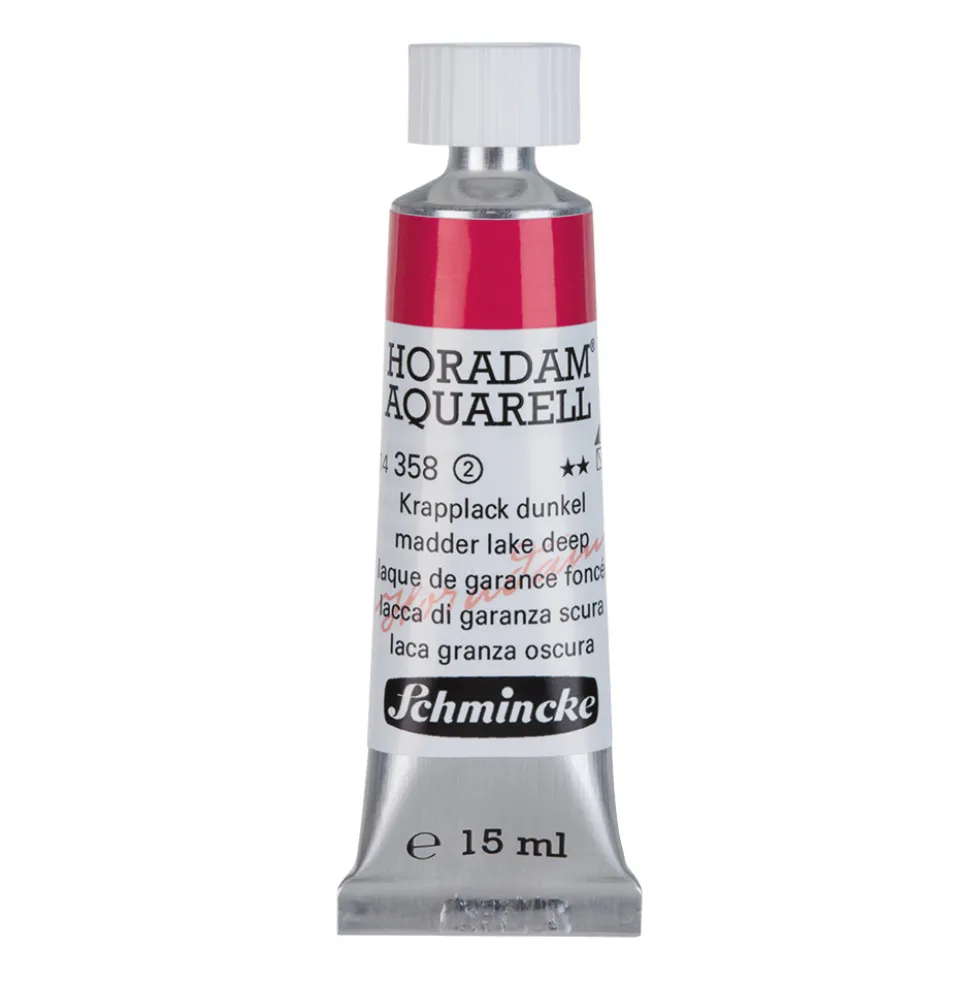 Farba akwarelowa Horadam Aquarell - Schmincke - 358, Madder Lake Deep, 15 ml