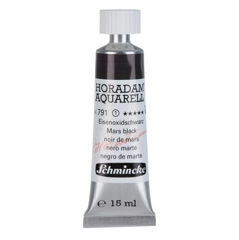 Farba akwarelowa Horadam Aquarell - Schmincke - 791, Mars Black, 15 ml