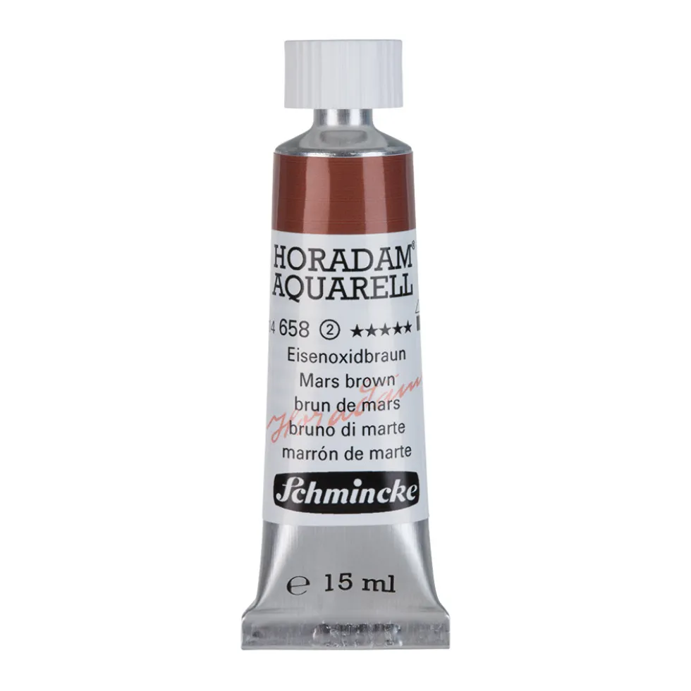 Farba akwarelowa Horadam Aquarell - Schmincke - 658, Mars Brown, 15 ml