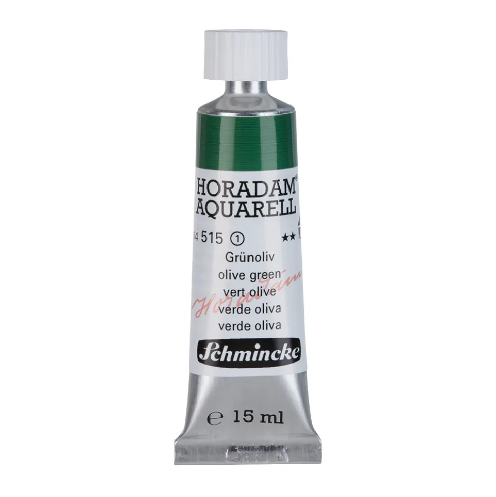 Farba akwarelowa Horadam Aquarell - Schmincke - 515, Olive Green, 15 ml