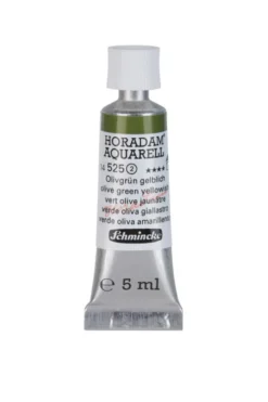 Farba akwarelowa Horadam Aquarell - Schmincke - 525, Olive Green Yellowish, 5 ml