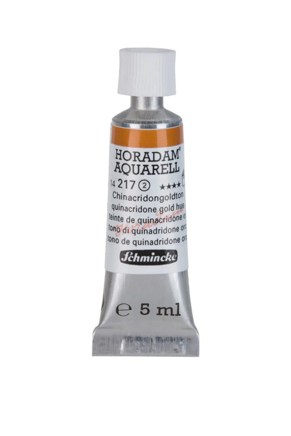 Farba akwarelowa Horadam Aquarell - Schmincke - 217, Quinacridone Gold Hue, 5 ml