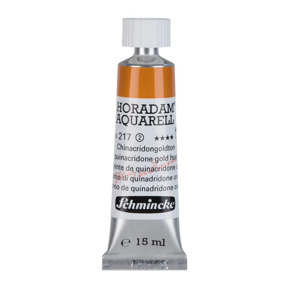 Farba akwarelowa Horadam Aquarell - Schmincke - 217, Quinacridone Gold Hue, 15 ml