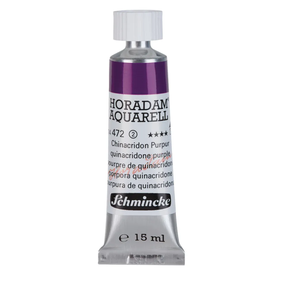 Farba akwarelowa Horadam Aquarell - Schmincke - 472, Quinacridone Purple, 15 ml