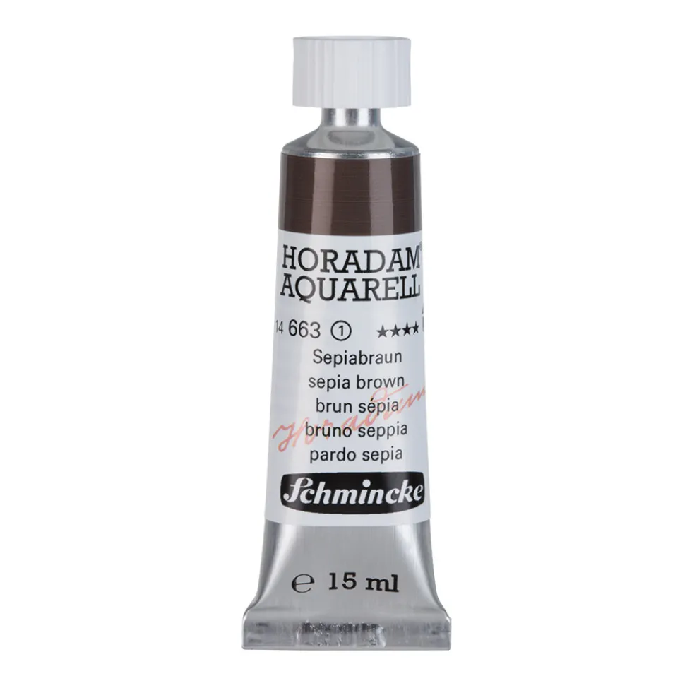 Farba akwarelowa Horadam Aquarell - Schmincke - 663, Sepia Brown, 15 ml
