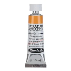 Farba akwarelowa Horadam Aquarell - Schmincke - 659, Titanium Gold Ochre, 15 ml
