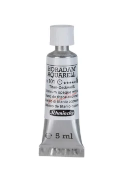 Farba akwarelowa Horadam Aquarell - Schmincke - 101, Titanium Opaque White, 5 ml