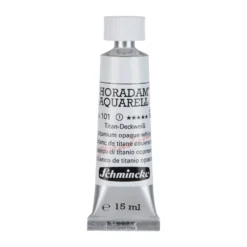 Farba akwarelowa Horadam Aquarell - Schmincke - 101, Titanium Opaque White, 15 ml