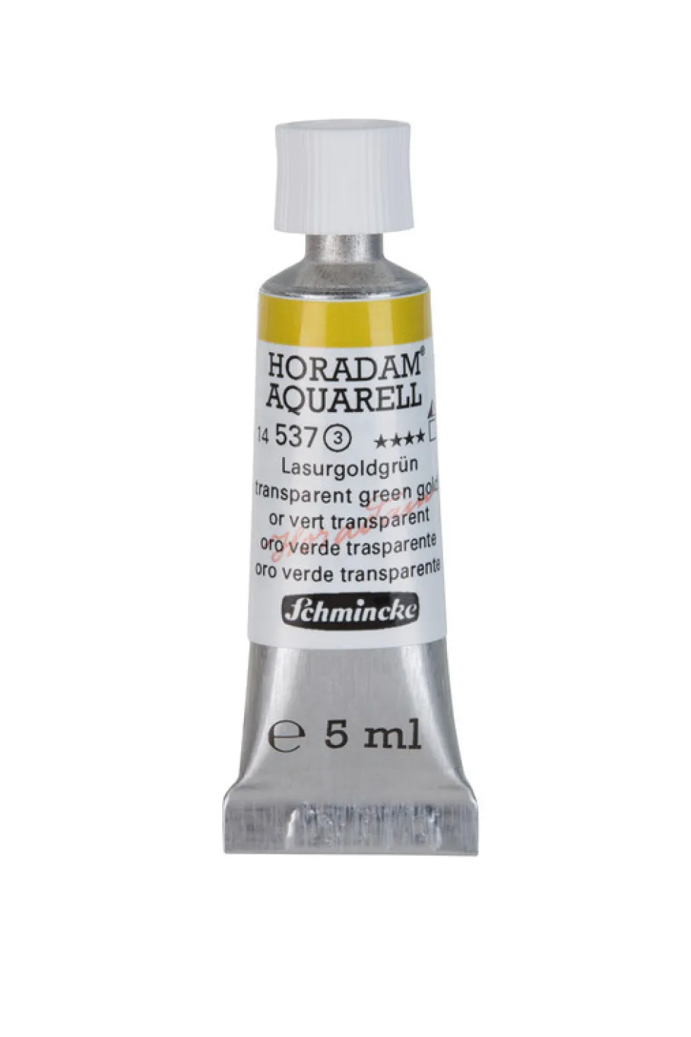 Farba akwarelowa Horadam Aquarell - Schmincke - 537, Transparent Green Gold, 5 ml