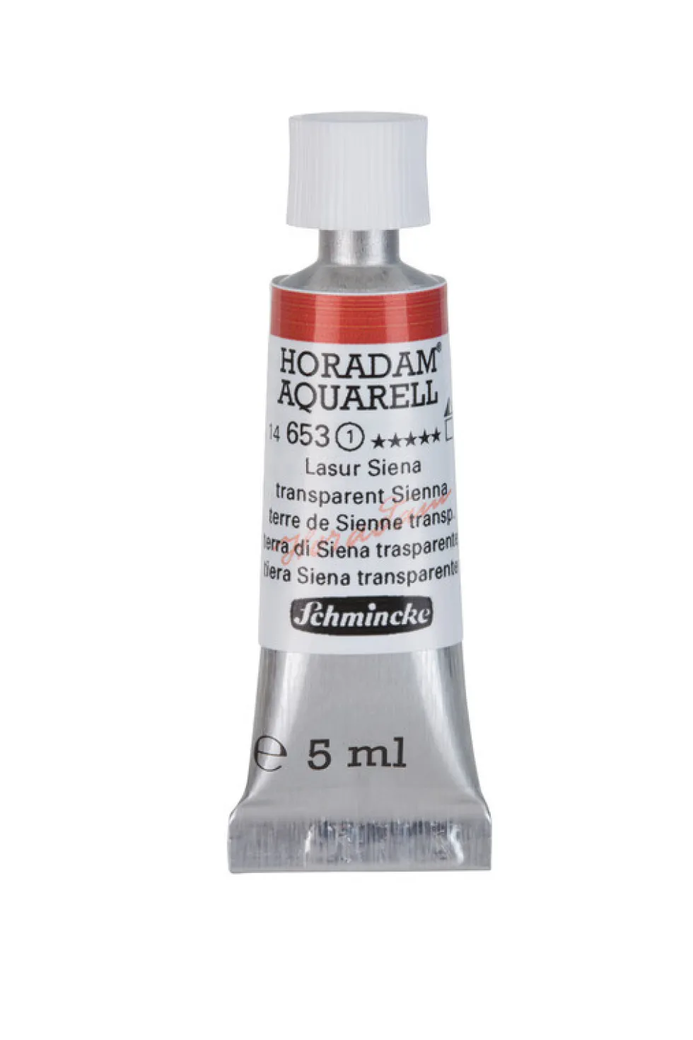 Farba akwarelowa Horadam Aquarell - Schmincke - 653, Transparent Sienna, 5 ml
