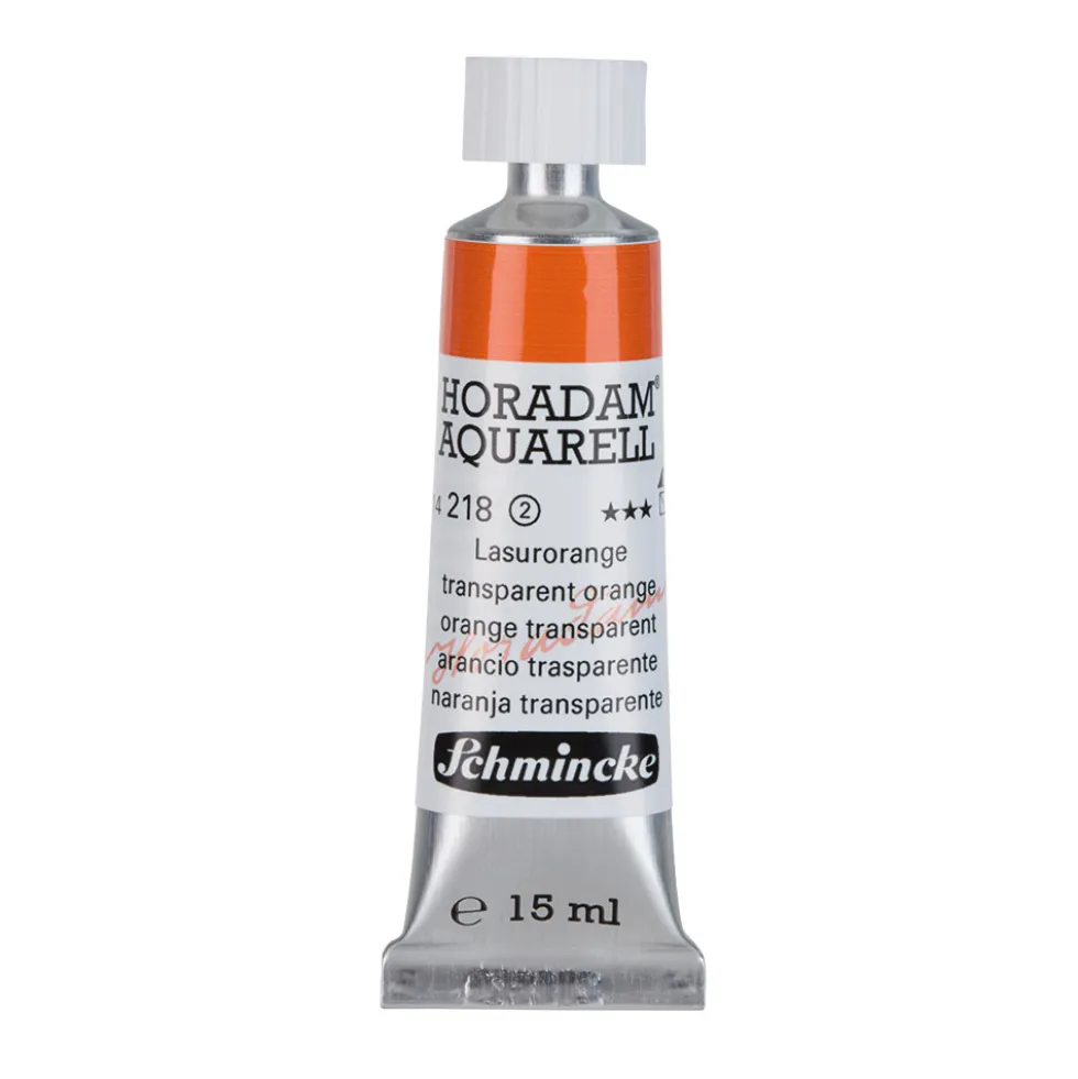 Farba akwarelowa Horadam Aquarell - Schmincke - 218, Transparent Orange, 15 ml