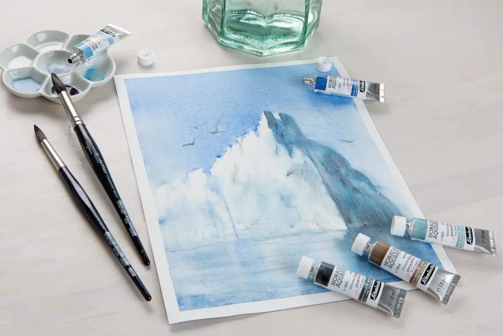 Farba akwarelowa Horadam Aquarell - Schmincke - 984, Tundra Blue, 5 ml