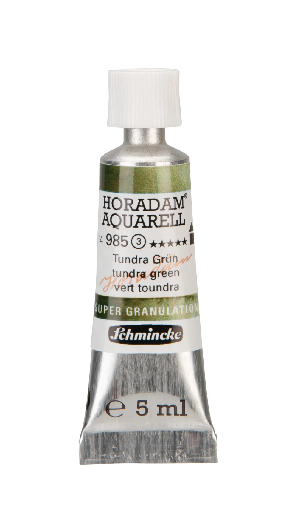 Farba akwarelowa Horadam Aquarell - Schmincke - 985, Tundra Green, 5 ml