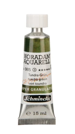Farba akwarelowa Horadam Aquarell - Schmincke - 985, Tundra Green, 15 ml