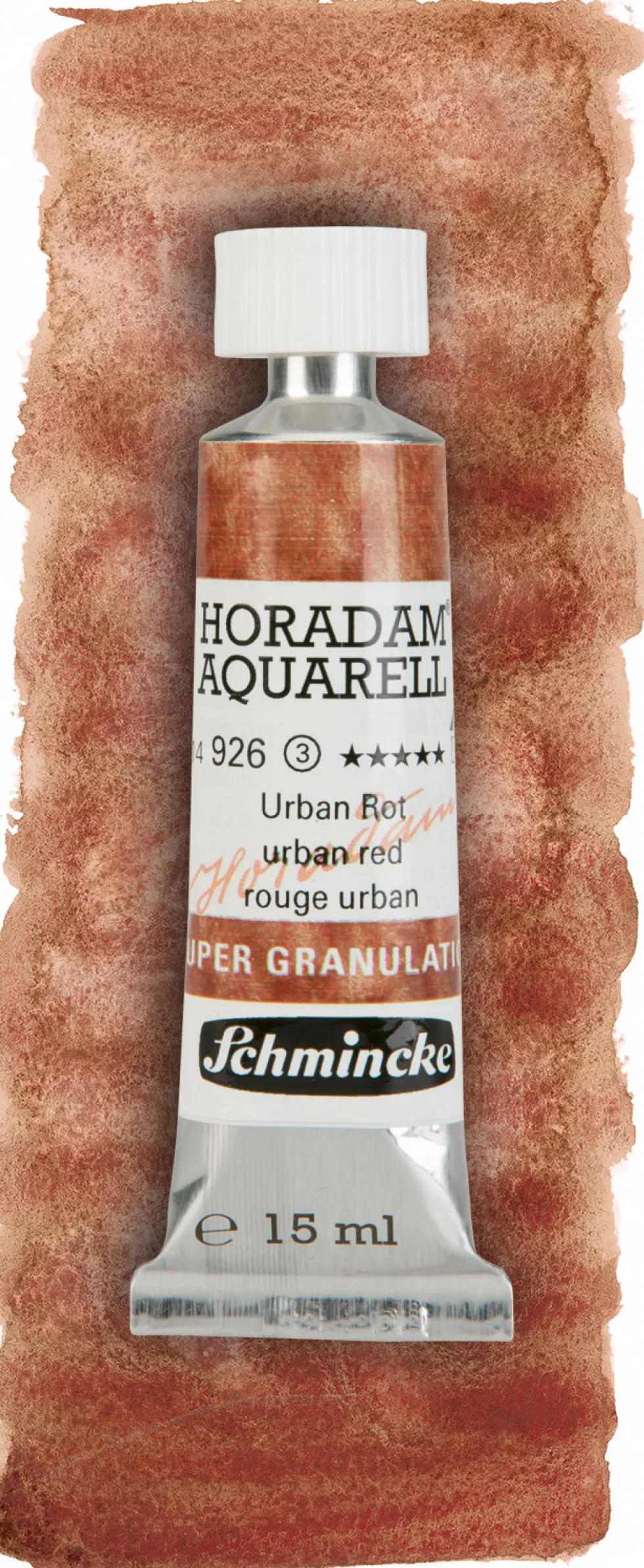 Farba akwarelowa Horadam Aquarell - Schmincke - 926, Urban Red, 15 ml