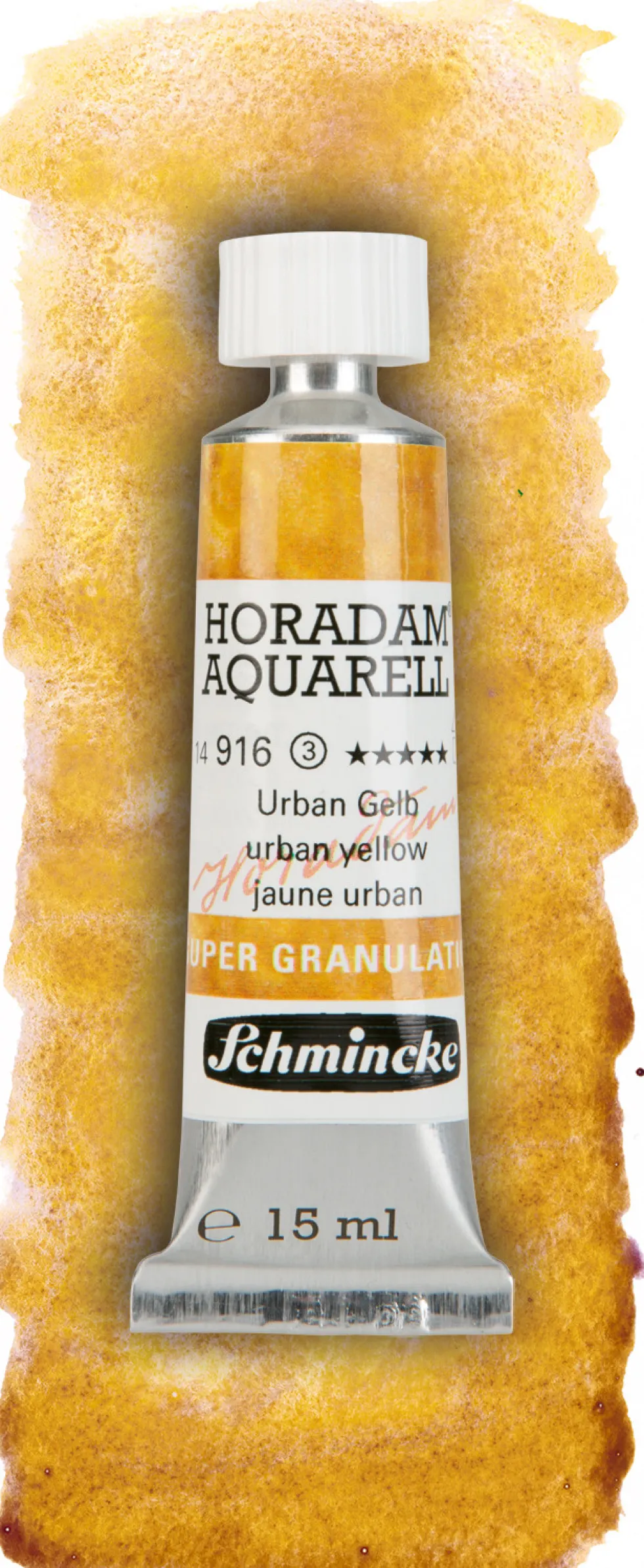 Farba akwarelowa Horadam Aquarell - Schmincke - 916, Urban Yellow, 15 ml