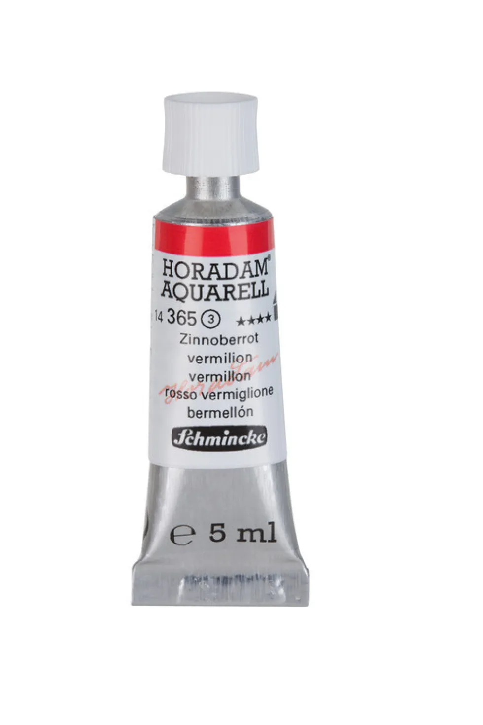 Farba akwarelowa Horadam Aquarell - Schmincke - 365, Vermilion, 5 ml