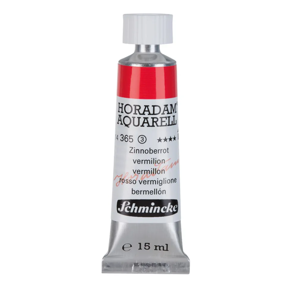 Farba akwarelowa Horadam Aquarell - Schmincke - 365, Vermilion, 15 ml