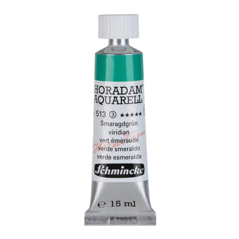 Farba akwarelowa Horadam Aquarell - Schmincke - 513, Viridian, 15 ml