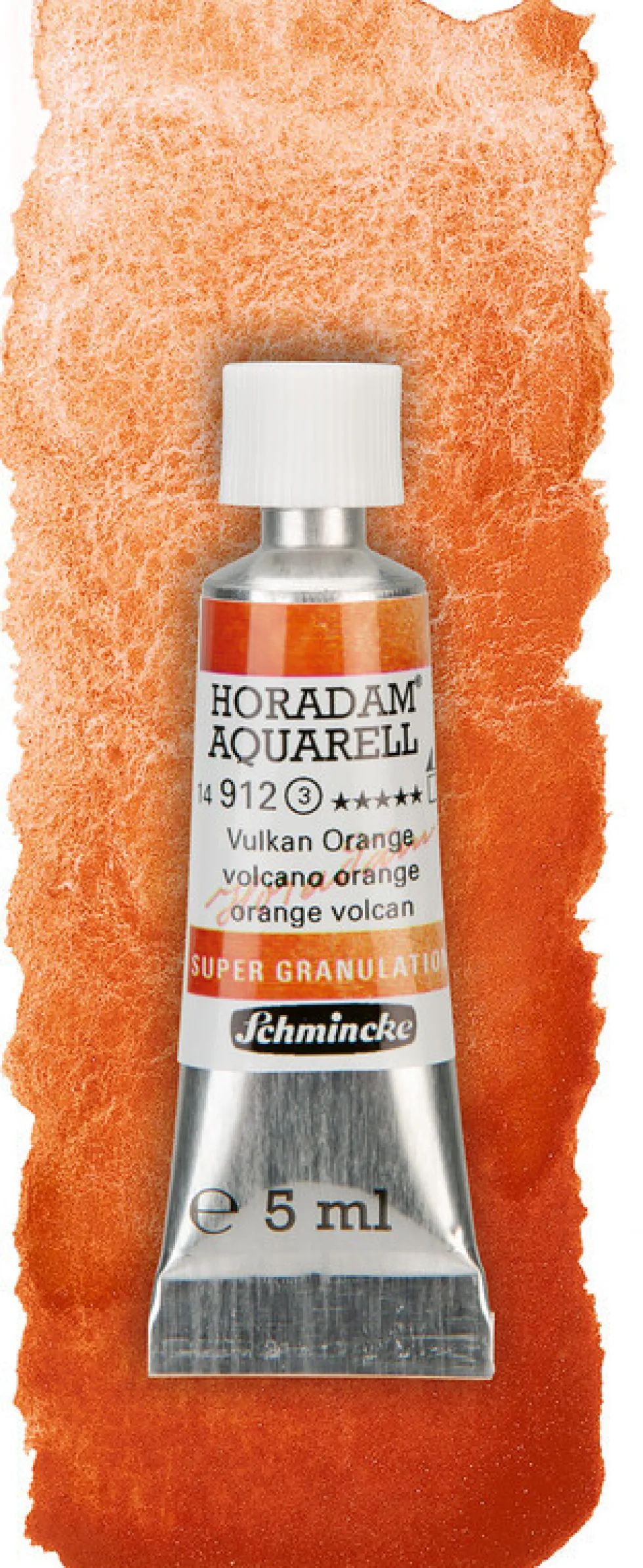 Farba akwarelowa Horadam Aquarell - Schmincke - 912, Volcano Orange, 5 ml