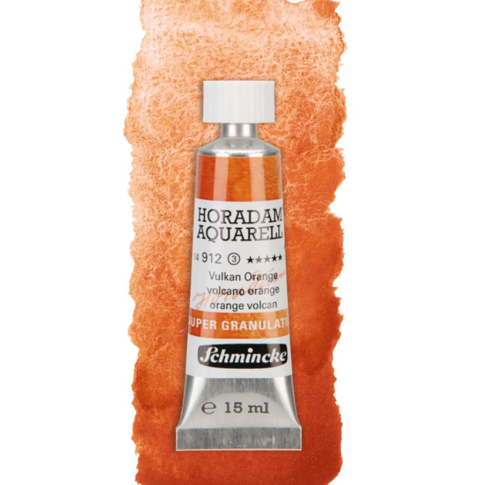 Farba akwarelowa Horadam Aquarell - Schmincke - 912, Volcano Orange, 15 ml