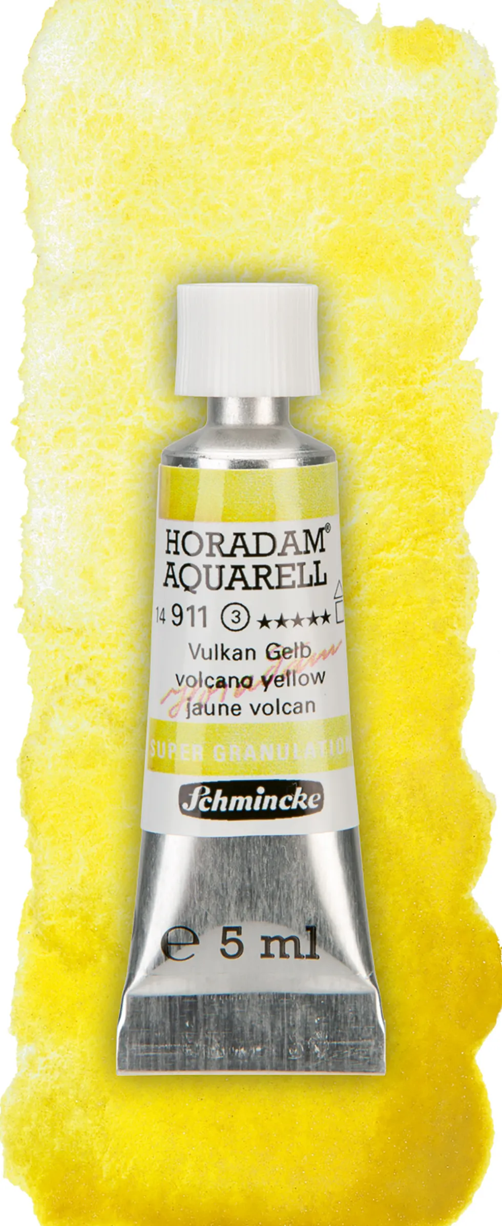 Farba akwarelowa Horadam Aquarell - Schmincke - 911, Volcano Yellow, 5 ml