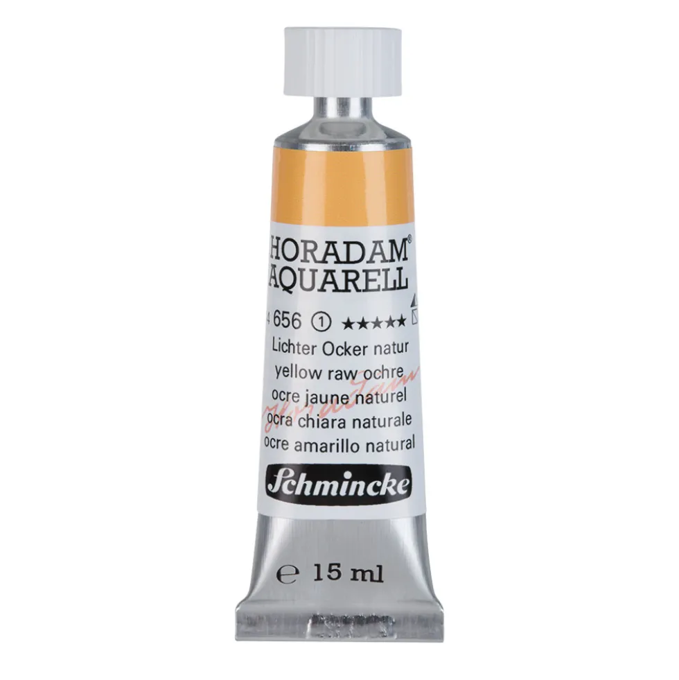 Farba akwarelowa Horadam Aquarell - Schmincke - 656, Yellow Raw Ochre, 15 ml