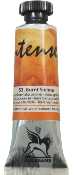 Farba akwarelowa Intense Water - Renesans - 53, burnt sienna, 15 ml