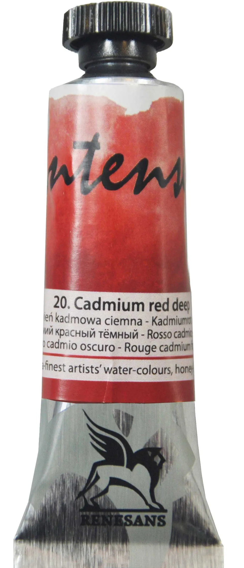 Farba akwarelowa Intense Water - Renesans - 20, cadmium deep red, 15 ml