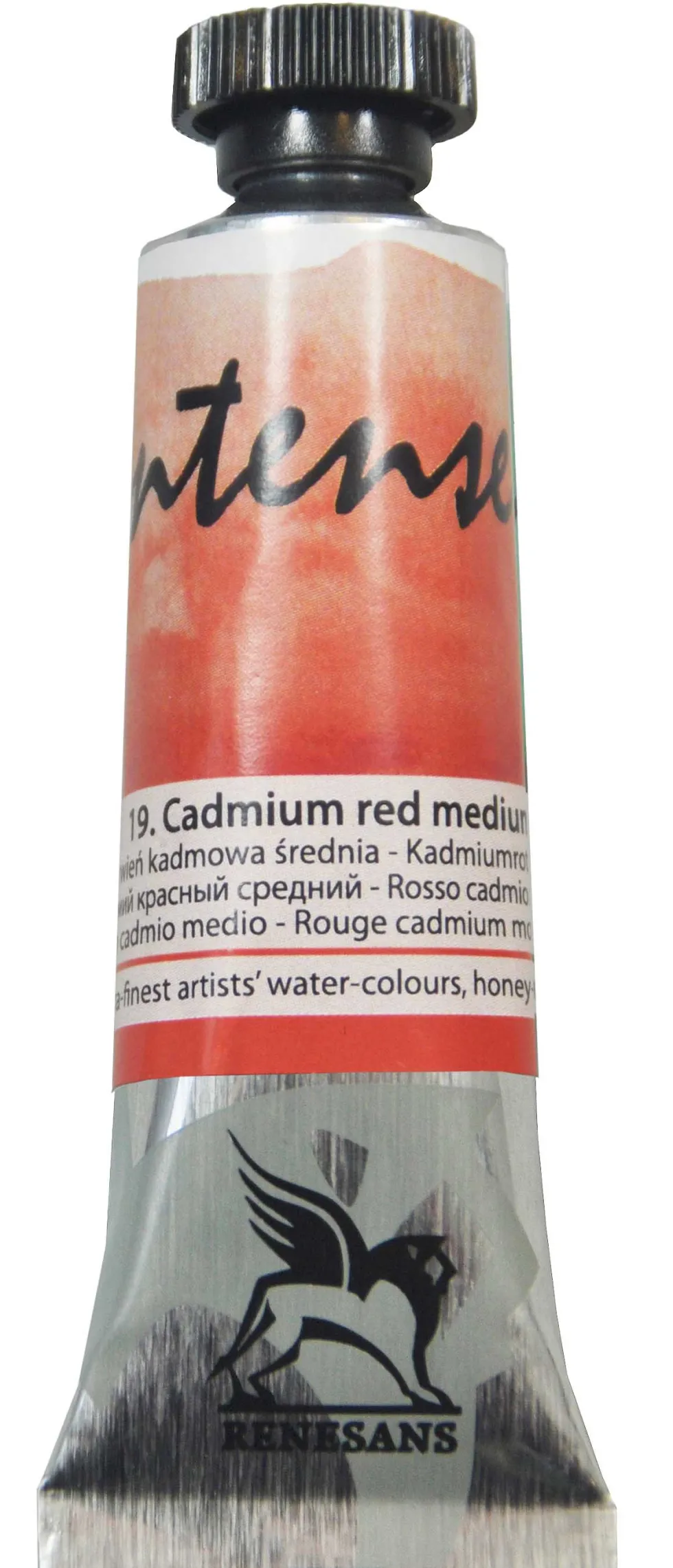 Farba akwarelowa Intense Water - Renesans - 19, cadmium medium red, 15 ml