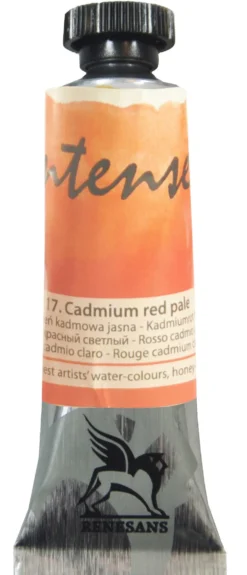 Farba akwarelowa Intense Water - Renesans - 17, cadmium pale red, 15 ml