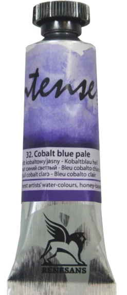 Farba akwarelowa Intense Water - Renesans - 32, cobalt pale blue, 15 ml