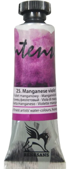 Farba akwarelowa Intense Water - Renesans - 25, manganese violet, 15 ml