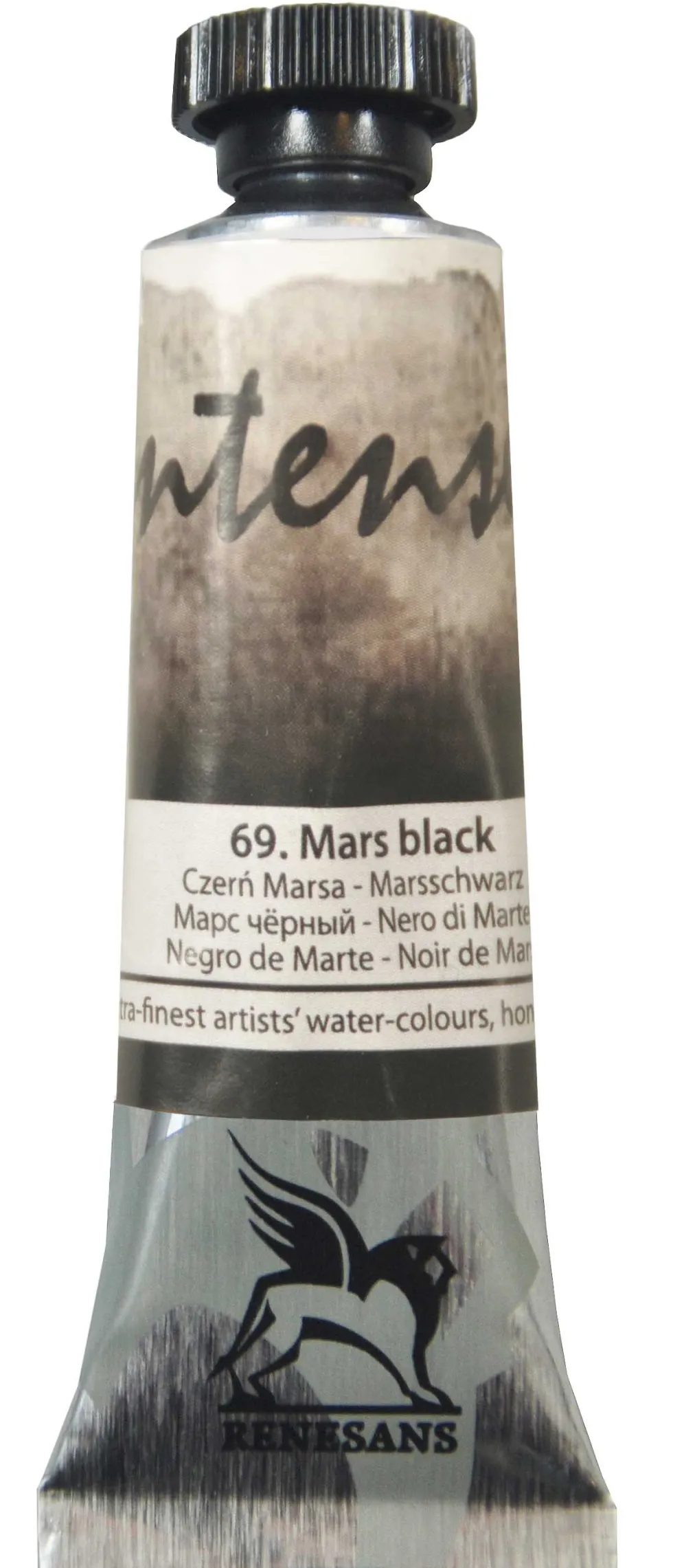 Farba akwarelowa Intense Water - Renesans - 69, Mars black, 15 ml